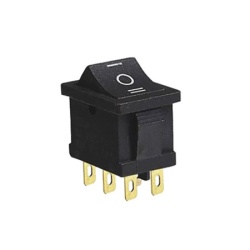 Proelektronic Crni prekidač 19x13mm 3pola/6pinova ( PREKplas-CR36 )