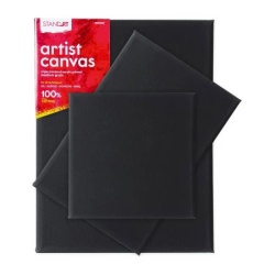 Professional standart canvas blind ram crna - odaberite dimenziju ( 602134 )
