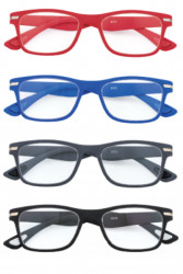 Prontoleggo naočare za čitanje sa dioptrijom Rubber crvene, plave, sive, crne - Img 1