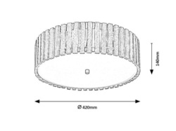 Rabalux Noxelle Plafonjere ( 71420 )-2