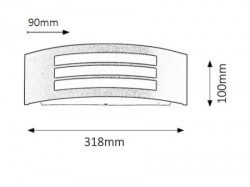 Rabalux Roma spoljna zidna svetiljka ( 8409 ) - Img 3
