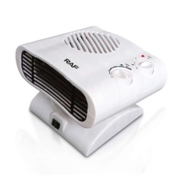Raf r.1185 kalorifer rotirajući beli 1500w