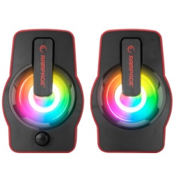 Rampage rms-g7 falsetto 6w rgb usb crvena Zvučnici 2.0 -2