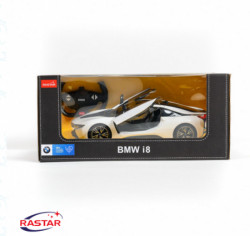 Rastar RC BMW i8 1:14 - bel, crn ( A013809 ) - Img 1