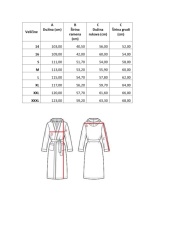 Ready Bade mantil - Krem (Xl-2XL-3XL) - Img 2