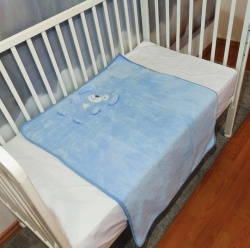 Ready Plišano ćebe - igračka za bebe - Plava Kuca - Img 3