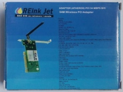 ReinkJet * PCI 2,4GHz 54Mbps B/G Atheros RWL548P sa ugradjenom fiksnom antenom (299) - Img 1