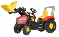 RollyToys Traktor X TRACK sa prikolicom farm i utovarivačem ( 046836 ) - Img 2