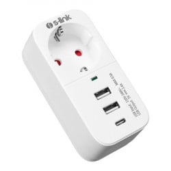 S-Link 37373 prenaponska uticnica sl-011 2xusb 1xtip-c s-link, ( 18920 )