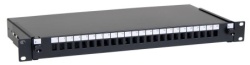 Safewell Patch panel 24 Simplex SC sa kasetom, bez modula, crni ( 6609 )