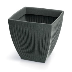 Saksija Latia kvadratna standard 30cm - granit intenziv 462GR ( 20094 )