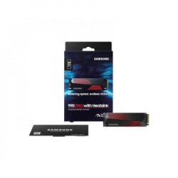 Samsung M.2 NVMe 1TB SSD, 990 PRO, w/Heatsink ( MZ-V9P1T0CW )  - Img 2