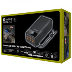Sandberg powerbank 420-75 50000mAh USB-C 130W PD - Img 7