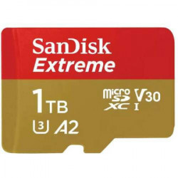 SanDisk SDXC 1TB extreme micro 190MB/s UHS-I class10 U3 V30+adapter - Img 1