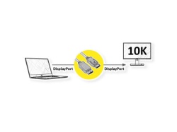 Secomp Value DisplayPort kabl v2.1 10K DP40 40G DP - DP M/M 3.0m ( 5818 )-2