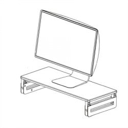 Secomp value monitor stand black ( 5071 ) - Img 2