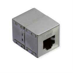 Secomp value RJ45 modular coupler cat6, STP, shielded, silver ( 2716 )