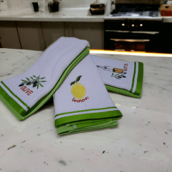 Set kuhinjskih krpa Wafle green ( VLK000109- green ) - Img 2
