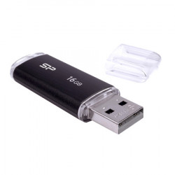 Silicon Power 16GB USB Flash Drive 2.0,Ultima U02,BLACK ( SP016GBUF2U02V1K ) - Img 4