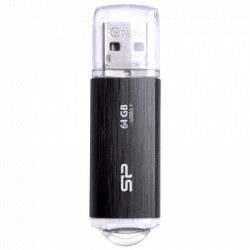 Silicon Power 64GB USB Flash Drive 3.0,Blaze B02,BLACK ( SP064GBUF3B02V1K ) - Img 1