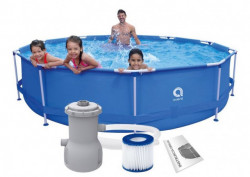 Sirocco Blue bazen sa metalnom konstrukcijom i pumpom za prečišćavanje vode 360x76cm - Img 2