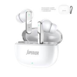 Slusalice bluetooth superior x master 2 enc bele ( SL1636 )