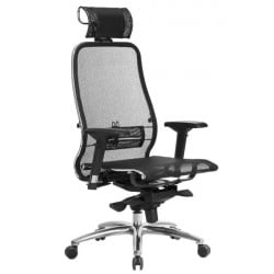 Smart Ergonomic Line - Radna anatomska stolica N29 Black - Img 5