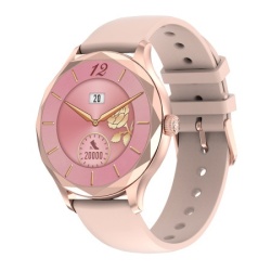 Smart watch dt diamond zlatni (roze silikonska narukvica) ( SW299 )