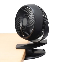 Somogyi Stoni punjivi ventilator 10cm, sa štipaljkom   ( CLF10/BK )-3