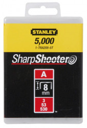 Stanley klemerice tip "A" (53) / 1000kom - 8 mm ( 1-TRA205T )