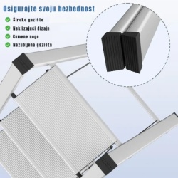 SuperStep Kućne Aluminijumske Merdevine 2 Slim ( 1893 ) -1