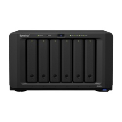 Synology DiskStation DS1621+,Tower,6-Bay 3.5 SATA HDDSSD, 2 x M.2 2280 NVMe SSD, CPU AMD Ryzen Quad-Core 2.2 GHz, 4 GB DDR4, 4 x RJ-45 1 Gb-3