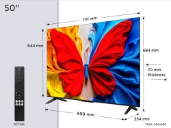 TCL 50S5K/ QLED/ 50"/ Full HD/ 60Hz/ Google TV/ crna Televizor ( 50S5K )
