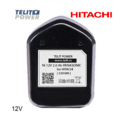 TelitPower 12V 2000mAh Panasonic - baterija za ručni alat Hitachi 320386 ( P-1647 ) - Img 4