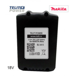 TelitPower 18V 2500mAh LiIon - baterija za ručni alat Makita BL1815 ( P-4004 ) - Img 5