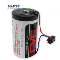 TelitPower baterija Litijum ER34615 sa konektorom za toplotna merila TE Siemens 2WR5 3.6V 19000mAh ( P-1090 ) - Img 4