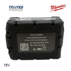 TelitPower baterija za ručni alat Milwaukee M18 Li-Ion 18V 3000mAh ( P-1801 ) - Img 4