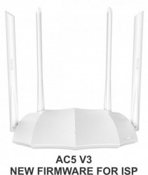 Tenda AC5 v3 AC1200 wireless dual band ruter 2.4+5GHz, 1W/3L 10/100, 1Ghz cpu, 4x5dBi ,9v/1 - Img 2