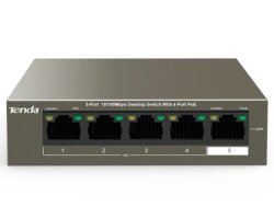 Tenda TEF1105P-4-63W 5-Port 10/100Mbps Desktop Switch with 4-Port PoE -2