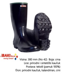Tigar 70200 čizma visoka crna 40 ( 67015382 )