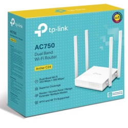 TP-Link 151906 archer c24 bežični ruter wi-fi/ac750/433mbps/300mbps/1 xwan 4xlan/4 antene -2