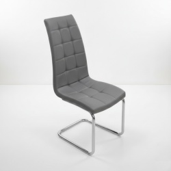 Trpezarijska stolica DC865 Noge hrom/Tamno siva 590x430x1040 mm ( 779-074 )