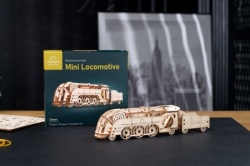 Ugears 3d mehanička puzzla - MINI LOKOMOTIVA ( 7136)-4