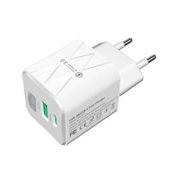 Univerzalni brzi punjač 1xPD Type-C + 1xQC ( USBP370 )