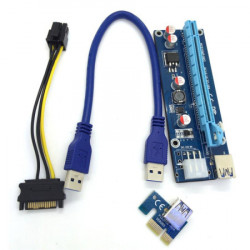 USB 3.0 pci-e express to x16 extenderi riser 6pin ( 106475 ) - Img 2