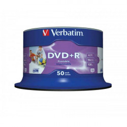Verbatim 43651 DVD+R PRINTABLE 4.7GB 16X ( 556P5+/Z )