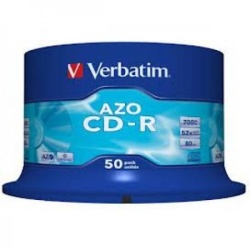 Verbatim CD-R 700MB AZO crystal 52X 43343 ( 74B50/Z )-1