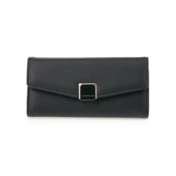 Verde Novčanik ženski veci sa elegantnom kopcom 1432, 20×4×10 cm crna ( 16NZV1432B )