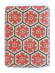Viter ogledalce cork floral design ( L-855_12 )