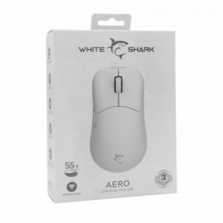 White Shark WGM 5015 Aero Whireless Mouse White - Img 2